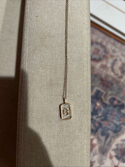 B Charm necklace