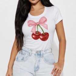 White Cherry Blouse (medium)