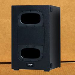 QSC KS112 Compact Powered Subwoofer 12" Bass Cabinet With Wheels 2000 Watts 🚨 Payment Options Available 🚨 No Credit Needed 🚨 