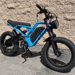 New! Electric Bike, 1500 W, 40mph, Akez E-bike, Black, Red, Blue, Yellow, Free Delivery 🚚 + Lock 🔐 
