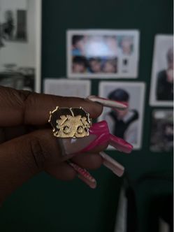 Betty Boop Gold-Tone Ring