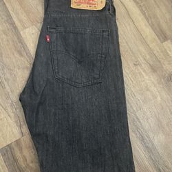 Black 501 Levi Jeans W 29 L34
