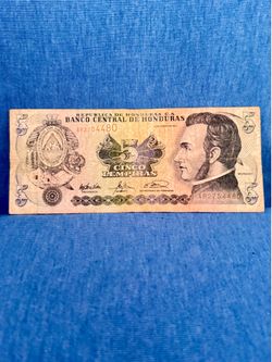 Billete de honduras