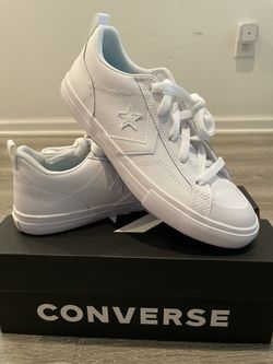Brand New Converse Pro Blaze Strap Leather OX white