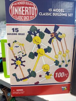 Tinkertoy 15 Model Classic Building Set 100pc