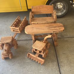 Set De Madera De Mesquite Infantil 