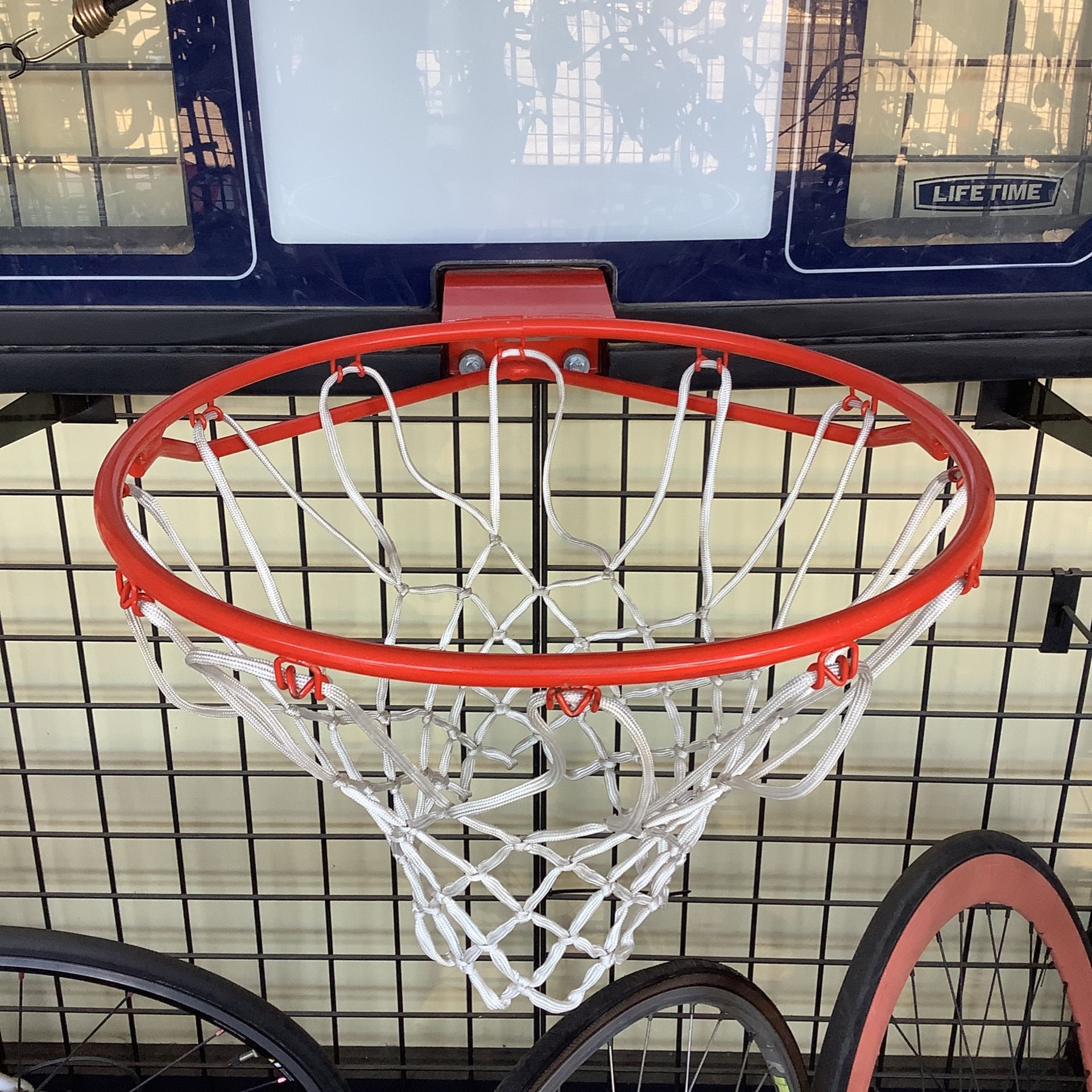 Lifetime Shatter Proof Basketball Backboard And Rim SKU 243331 for
