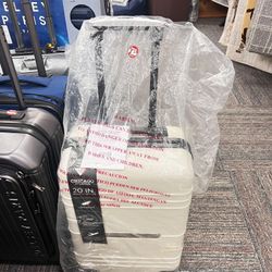 Hard-side 20" Rolling Carry-on Luggage - Bone White, New