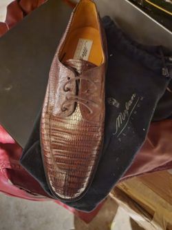 Mens Genuine Lizard Shoes