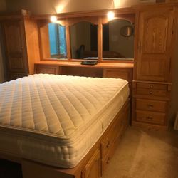 king size bed with lots of storage