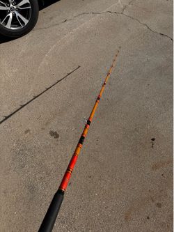 Deep sea fishing pole
