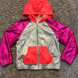 Girls Small (6/6x) Hooded Windbreaker