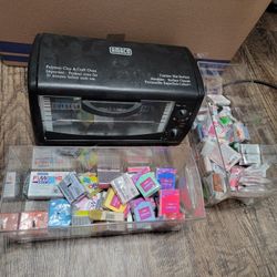 Polymer Clay craft oven with clay blocks
