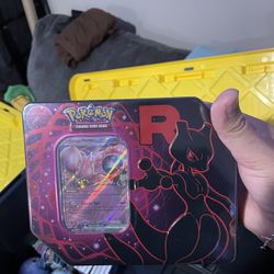 Pokemon Mewtwo Ex Tin Team Rocket Destine Rivals 