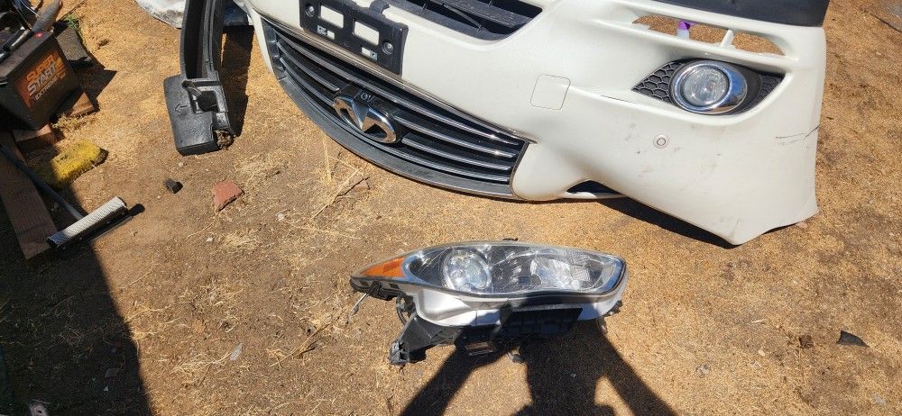 2015 Infinity Qx60 Headlight Pasenger Side