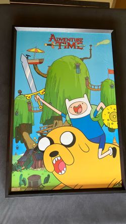 “Adventure Time” framed poster vintage