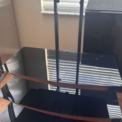 3 Layers Glass TV Stand/ Used