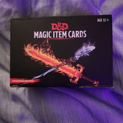 D&D Monster And Magic Item Card Decks And Druid Token Set New