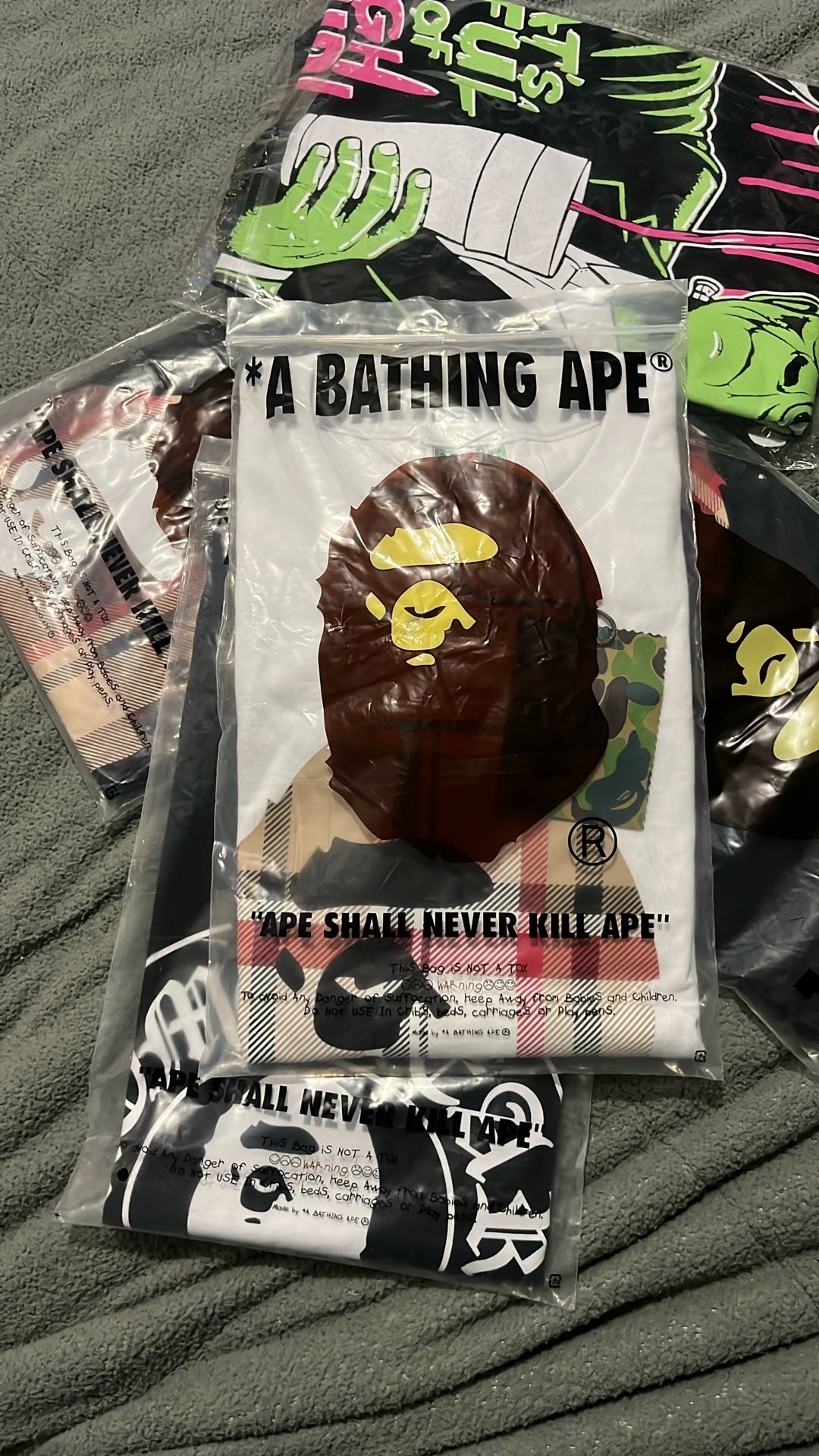 Bape Burberry Shirt