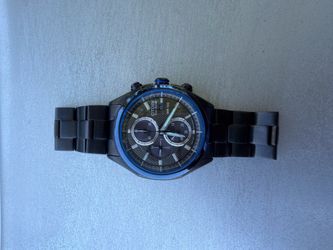 Black eco sun charged citizens watch
