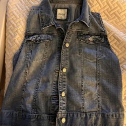 Mudd Sleeveless Jean Jacket