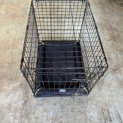 Small Dog Crate With Pad Bed