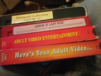 Adult entertainment VHS collection of 13