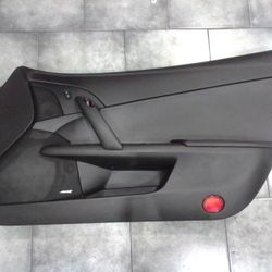 10-13 Corvette C6 Black RH Side Interior Passenger Door Trim Panel 3029-S