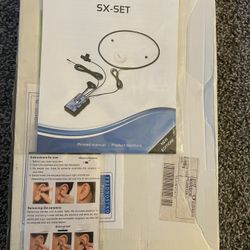 Invisible Bluetooth audio earpiece with signal button SX-set