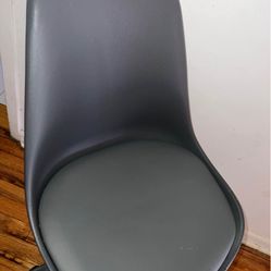 Gray Desk leather task chair