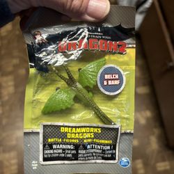How To Train Your Dragon 2. Mini Figure. Belch & Barf. Sealed Package