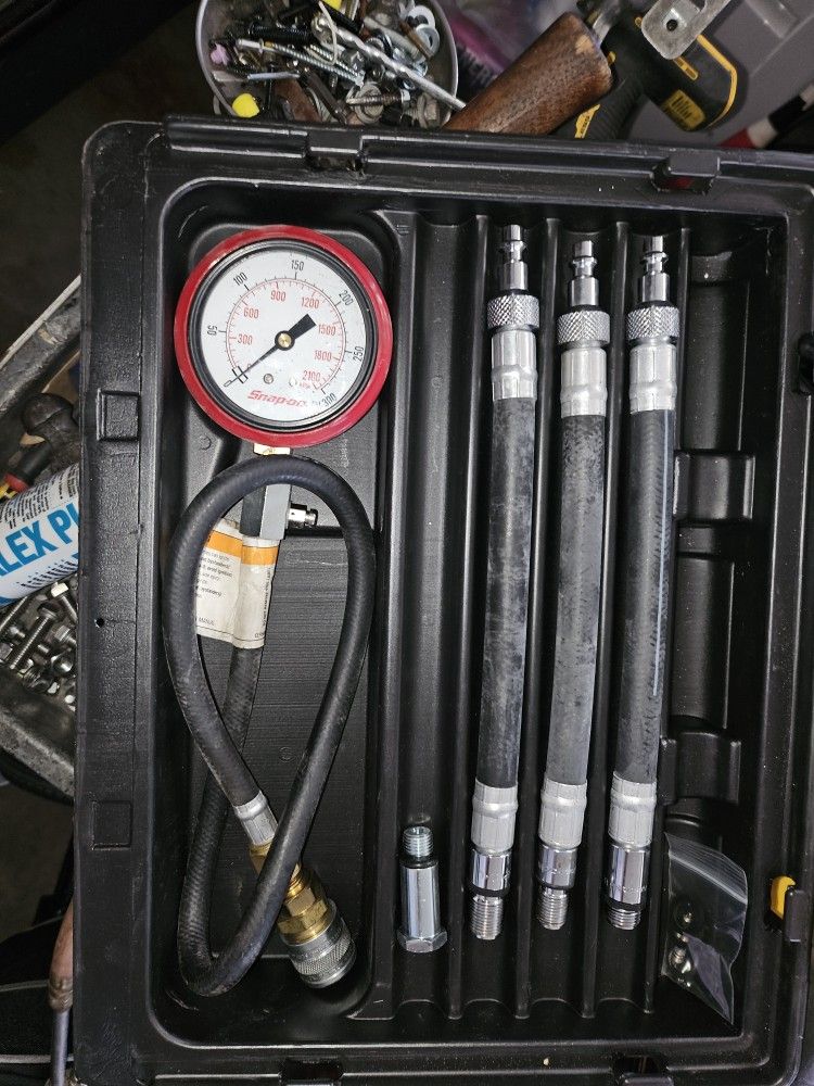 Snap on compression tester