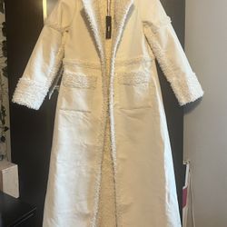 New! Faux Leather Trench Coat 