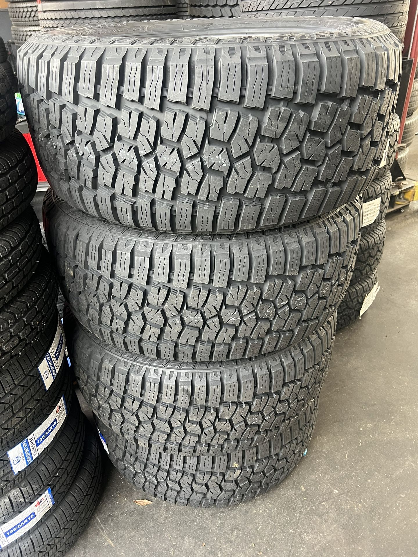 33X12.50R20 SET OF 4 ALL TERRAIN TIRES
