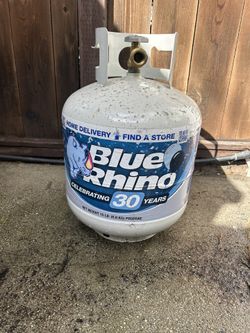 propane tank - nearly full