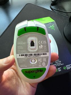 Razer Orochi V2 Wireless Gaming Mouse White with SuperGlide Glass Skates