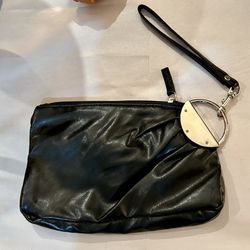 Black 8x5 Butter Soft Wristlet With Inside Pocket