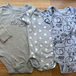 Three Grey Onepiece Set