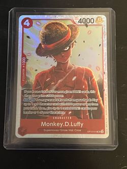 2025 One Piece Legacy of the Master Monkey D. Luffy Super Rare #OP12-015