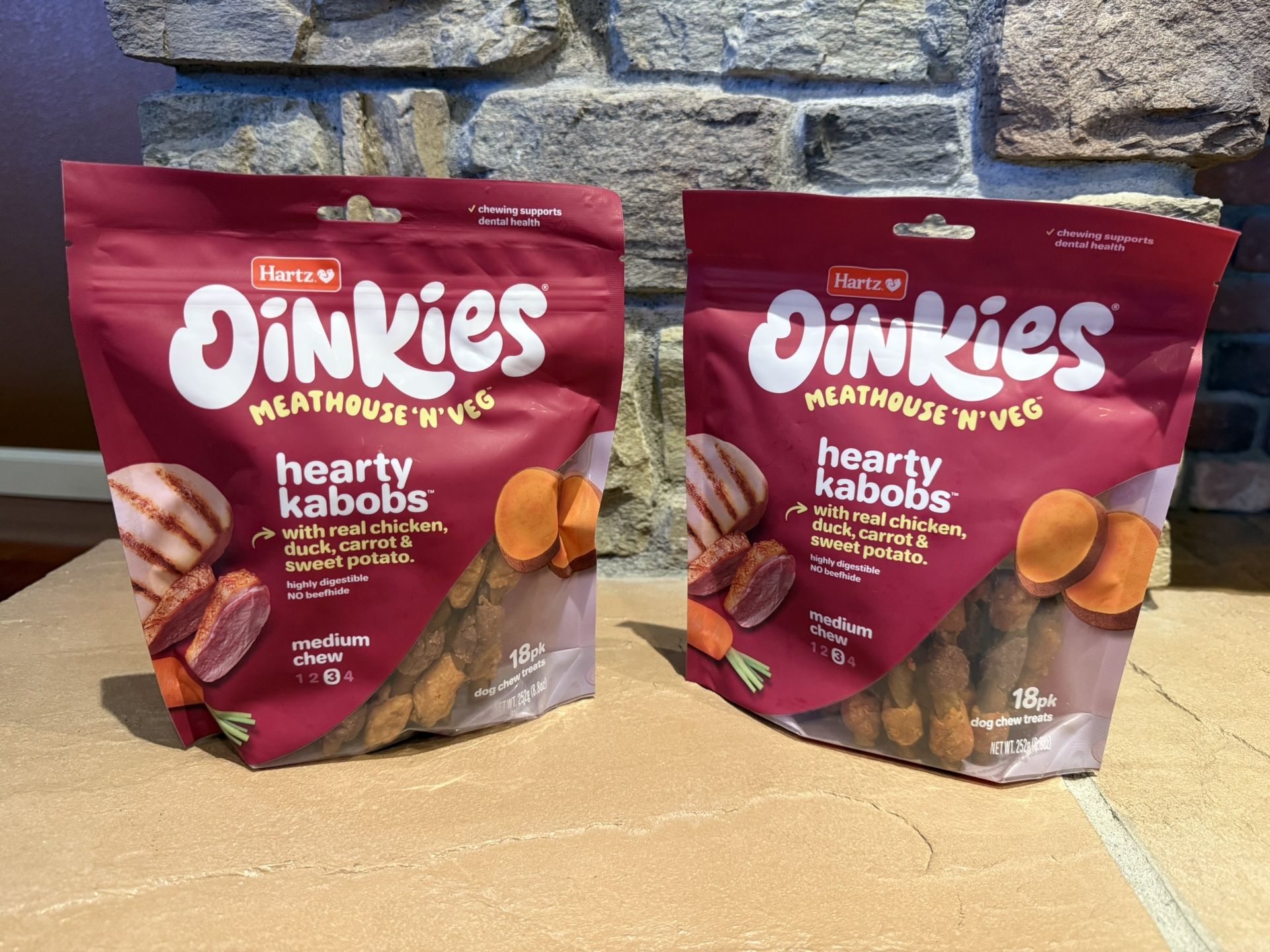 Hartz Oinkies Hearty Kabobs For Dogs