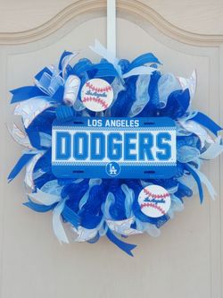 LA Dodger Wreath