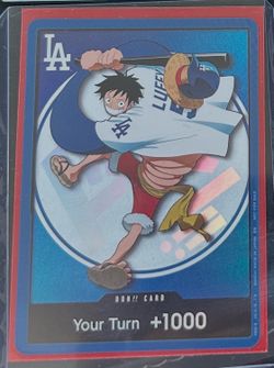 Dodgers x One Piece Promo Card Don Card