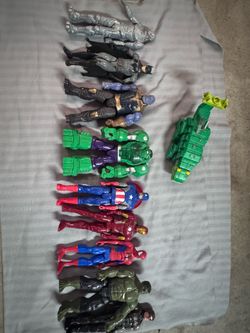 Large Superhero Toy Lot – Batman, Captain America, Marvel & DC