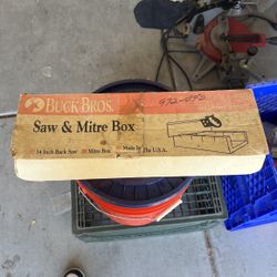Saw And Mitre Box