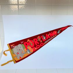 Vintage 26” Pennant - Portland Zoo, Oregon