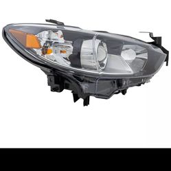 Headlight For 2014-2017 Mazda 6 Right With Bulb and Wiring Harness