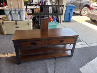 Dresser with TV mount