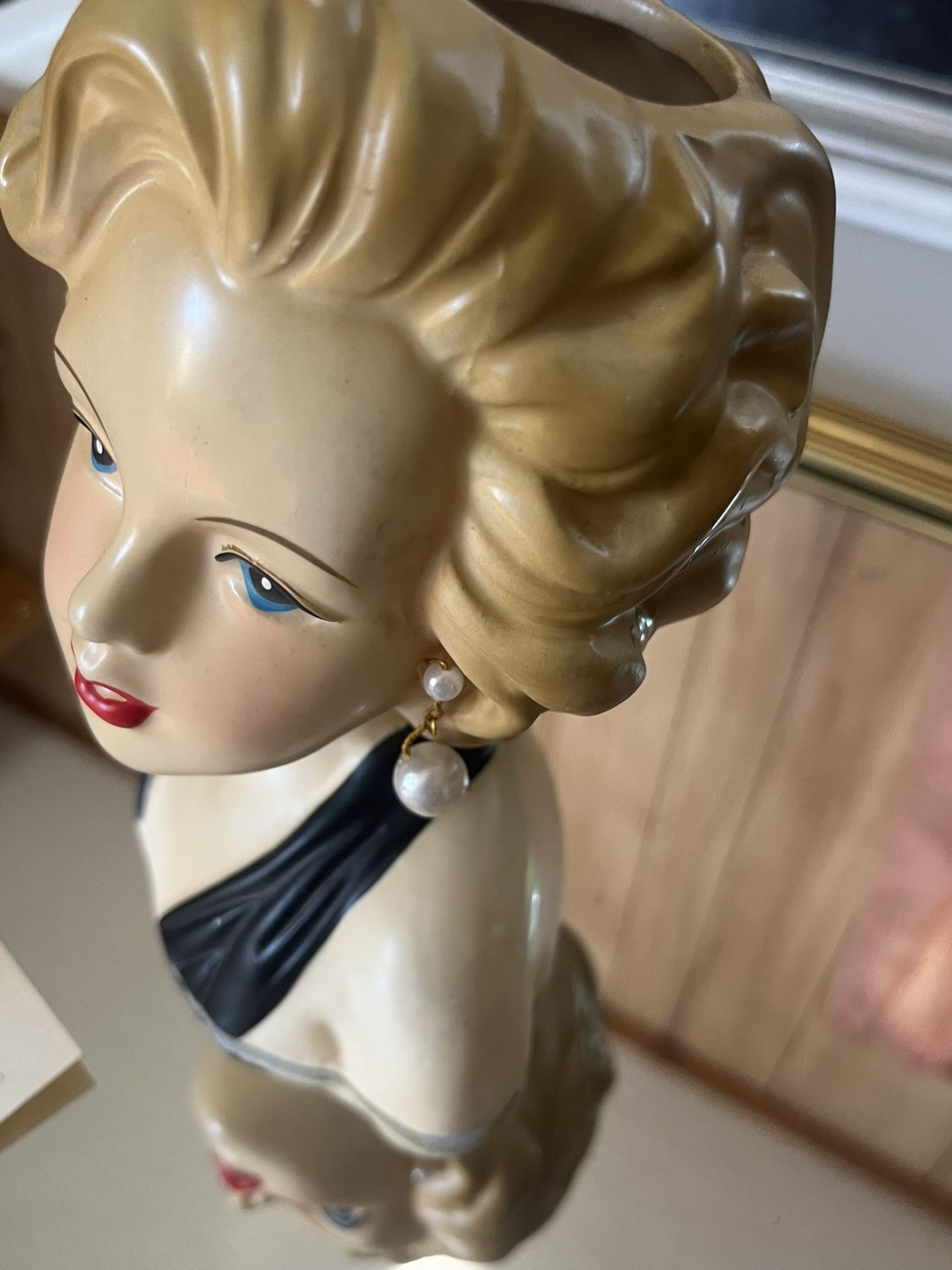 Marilyn Monroe Lady Head Vase