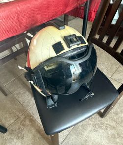 Vintage Gentex HGU-84/P Military Helicopter Flight Helmet – XL – 199