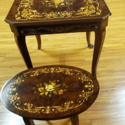 Notturno Intarsio Italian Multi-Game Inlaid Exotic Wooden Table